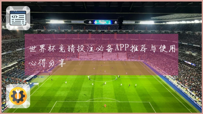 世界杯竞猜投注必备APP推荐与使用心得分享