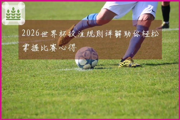 2026世界杯投注规则详解助你轻松掌握比赛心得