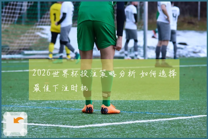 2026世界杯投注策略分析 如何选择最佳下注时机